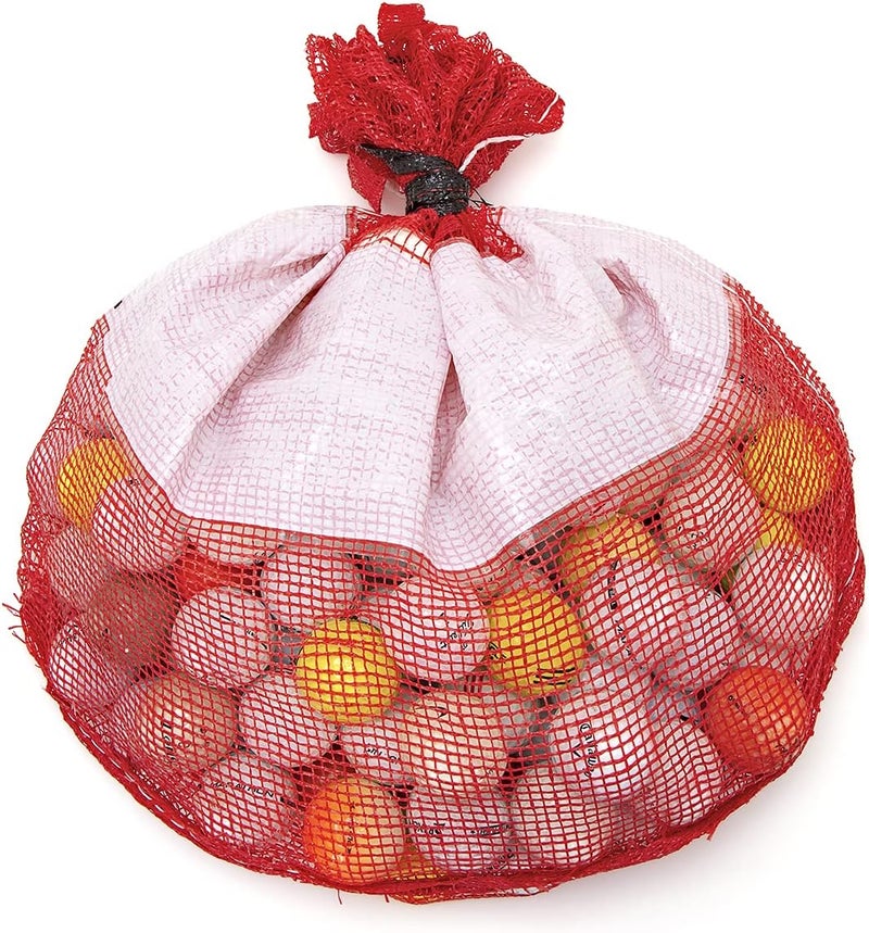 Bastex Recycled Hit-Away Used Golf Balls - Cheap Bulk Golfballs Perfect for Practice & Range Hitting - Mix Comes in a Mesh Ball Carrying Bag - Image 2